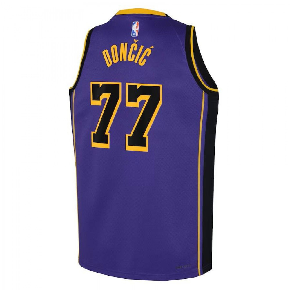 Los Angeles Lakers Youth Jordan Brand Statement Edition Swingman Jersey - Purple - Luka Dončić-Pro Kit Vault | Brand New 26/27 Sports Jerseys